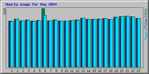 Hourly usage for May 2024